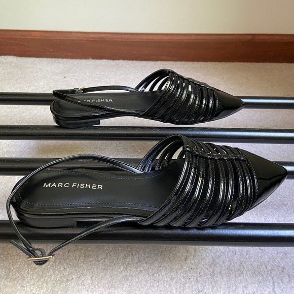 MARC FISHER Women ADRA2 Pointy Toe Flat Shoes  NEW - Picture 6 of 8